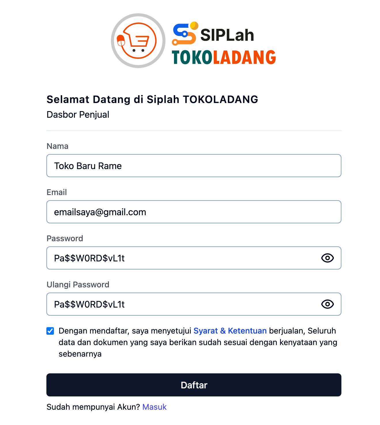 form register